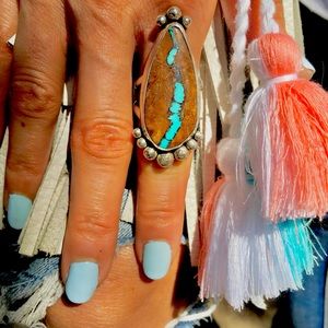💙CUSTOM SIZING TO SIZE 8!💙ROYSTON TURQUOISE RING
